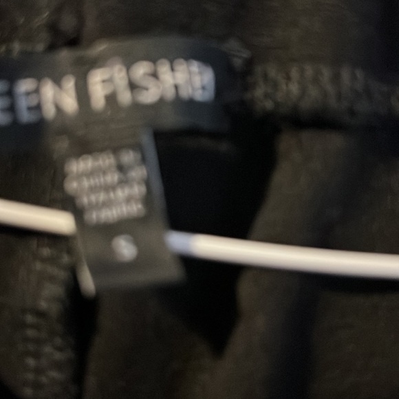 EILEEN FISHER BLACK PULL ON ELASTIC PONTE  LEGGINGS…SZ SMALL SLIM LEG PANTS - Picture 5 of 7